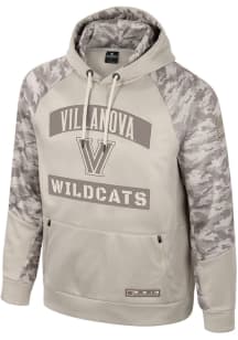 Colosseum Villanova Wildcats Mens Tan OHT Mojave Hood