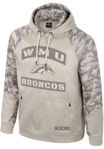 Colosseum Western Michigan Broncos Mens Tan OHT Mojave Hood