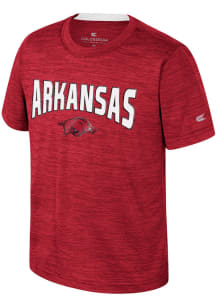 Colosseum Arkansas Razorbacks Toddler Cardinal Rylos Short Sleeve T-Shirt