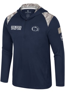 Mens Penn State Nittany Lions Navy Blue Colosseum OHT MOS Long Sleeve Hoodie