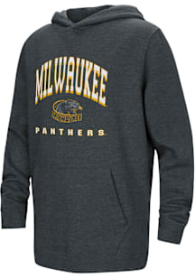Colosseum Wisconsin-Milwaukee Panthers Youth Black Campus Long Sleeve Hoodie