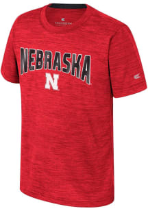 Colosseum Nebraska Cornhuskers Youth Red Rylos Short Sleeve T-Shirt