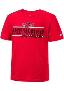 Colosseum Arkansas State Red Wolves Toddler Red Big Fun Short Sleeve T-Shirt