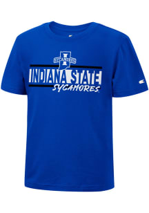 Colosseum Indiana State Sycamores Toddler Blue Big Fun Short Sleeve T-Shirt