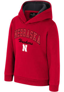 Toddler Nebraska Cornhuskers Red Colosseum Centauri Long Sleeve Hooded Sweatshirt