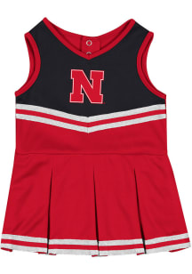 Baby Nebraska Cornhuskers Red Colosseum Time for Recess Cheer Set