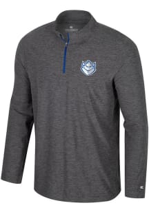 Colosseum Saint Louis Billikens Mens Charcoal Hartman Long Sleeve Qtr Zip Pullover