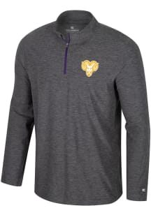 Colosseum West Chester Golden Rams Mens Charcoal Hartman Long Sleeve Qtr Zip Pullover