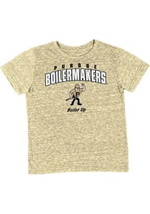 Toddler Purdue Boilermakers Gold Colosseum Knobby Team Chant Short Sleeve T-Shirt