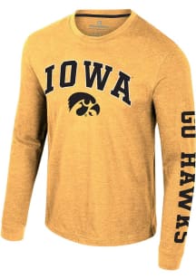 Mens Iowa Hawkeyes Gold Colosseum Reese Tee