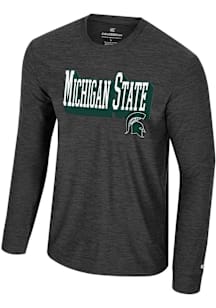 Colosseum Michigan State Spartans Black Edey Long Sleeve T-Shirt