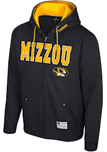 Colosseum Missouri Tigers Mens Black Harrison Long Sleeve Full Zip Jacket