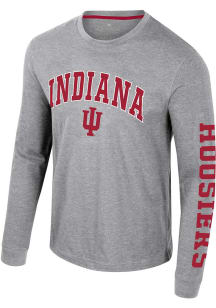 Mens Indiana Hoosiers Grey Colosseum Reese Tee