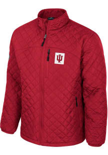 Mens Indiana Hoosiers Cardinal Colosseum Back on Top Puffer Medium Weight Jacket