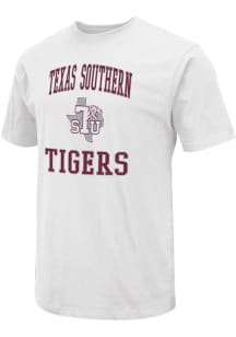 Colosseum Texas Southern Tigers White Field Number One Short Sleeve T Shirt