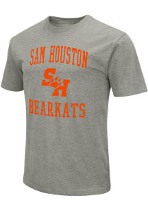 Colosseum Sam Houston State Bearkats Grey Playbook Number One Short Sleeve T Shirt