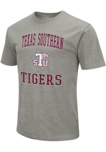 Colosseum Texas Southern Tigers Grey Playbook Number One Short Sleeve T Shirt