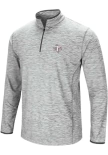 Colosseum Texas Southern Tigers Mens Grey Sprint Windshirt Long Sleeve Qtr Zip Pullover