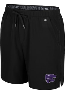 Mens K-State Wildcats Black Colosseum Purdy Shorts