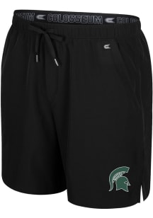 Mens Michigan State Spartans Black Colosseum Purdy Shorts