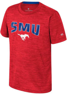Colosseum SMU Mustangs Youth Red Rylos Short Sleeve T-Shirt