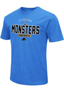 Colosseum Cleveland Monsters Blue Playbook Short Sleeve T Shirt