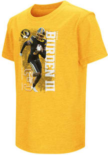 Luther Burden III Missouri Tigers Youth Gold Sport Icon Player Tee