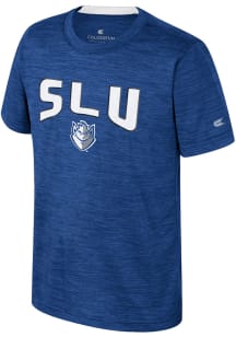 Colosseum Saint Louis Billikens Youth Blue Rylos Short Sleeve T-Shirt