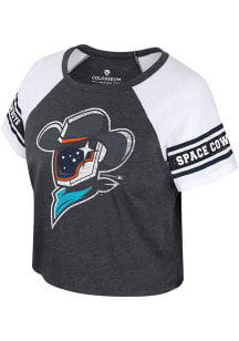 Colosseum Sugar Land Space Cowboys Womens Blue Gloria Short Sleeve T-Shirt