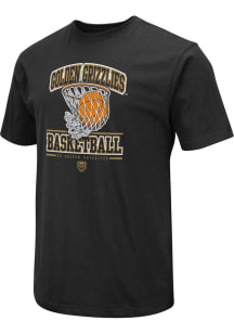 Colosseum Oakland University Golden Grizzlies Black Field Basketball Short Sleeve T Shirt