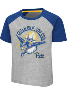 Toddler Pitt Panthers Blue Colosseum Catch Me If You Can Short Sleeve T-Shirt