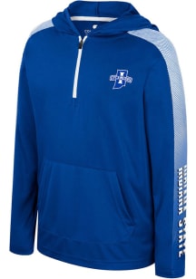 Colosseum Indiana State Sycamores Youth Blue Lumen Long Sleeve Quarter Zip Shirt