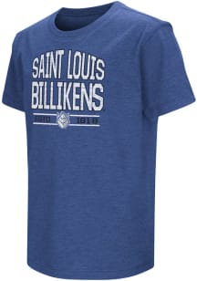 Colosseum Saint Louis Billikens Youth Blue Playbook Short Sleeve T-Shirt