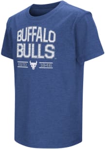 Colosseum Buffalo Bulls Youth Blue Playbook Short Sleeve T-Shirt