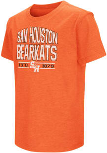 Colosseum Sam Houston State Bearkats Youth Orange Playbook Short Sleeve T-Shirt