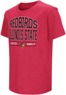 Colosseum Illinois State Redbirds Youth Red Playbook Short Sleeve T-Shirt