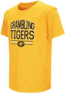 Colosseum Grambling State Tigers Youth Gold Playbook Short Sleeve T-Shirt