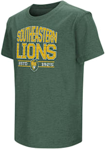 Colosseum Southeastern Louisiana Lions Youth Green Playbook Short Sleeve T-Shirt