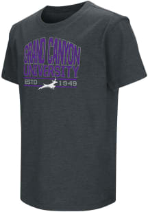 Colosseum Grand Canyon Antelopes Youth Black Playbook Short Sleeve T-Shirt