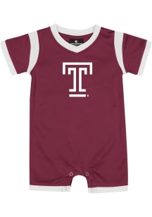 Colosseum Temple Owls Baby Cardinal Arcade Short Sleeve One Piece