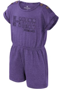 Toddler Girls K-State Wildcats Purple Colosseum Cinder Short Sleeve Dress