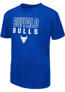 Colosseum Buffalo Bulls Youth Blue Trails Short Sleeve T-Shirt