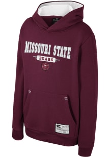 Colosseum Missouri State Bears Youth Maroon Centauri Long Sleeve Hoodie