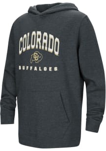 Colosseum Colorado Buffaloes Youth Black Campus Long Sleeve Hoodie