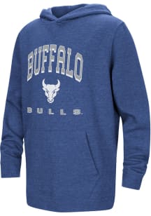 Colosseum Buffalo Bulls Youth Blue Campus Long Sleeve Hoodie