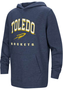 Colosseum Toledo Rockets Youth Blue Campus Long Sleeve Hoodie