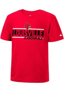 Colosseum Louisville Cardinals Toddler Red Big Fun Short Sleeve T-Shirt