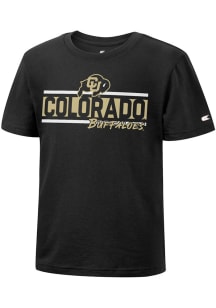 Colosseum Colorado Buffaloes Toddler Black Big Fun Short Sleeve T-Shirt