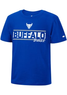 Colosseum Buffalo Bulls Toddler Blue Big Fun Short Sleeve T-Shirt