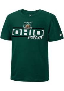 Colosseum Ohio Bobcats Toddler Green Big Fun Short Sleeve T-Shirt